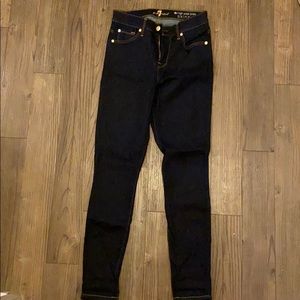7 For All Mankind High Waist Ankle Skinny Jean